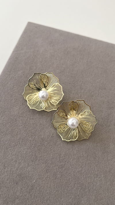 Aros flor golden