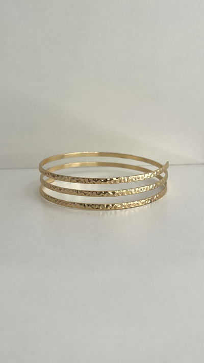 Brazalete triple fino