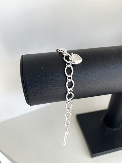 Pulsera cadena heart