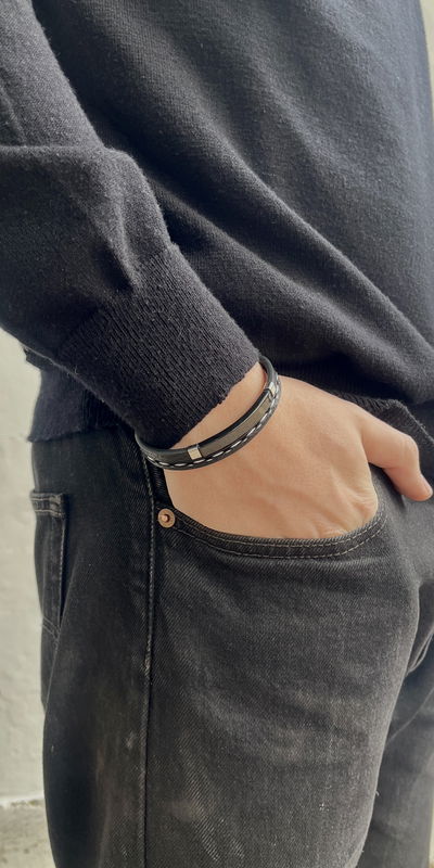 Pulsera cuero blaz