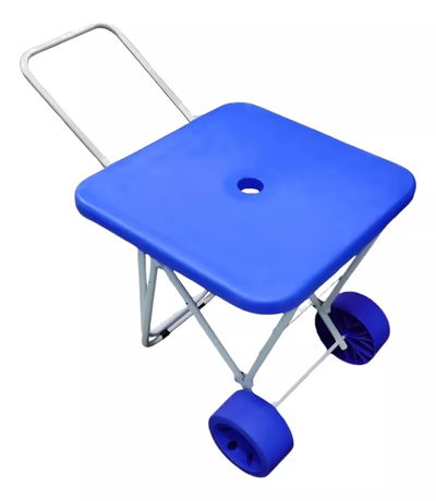 MESA/CARRITO DE PLAYA PORTA REPOSERA Y CONSERVADORA 
