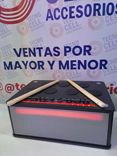 🥁 PARLANTE BLUETOOTH CON PAD BATERIA DIGITAL* 🔊💥 