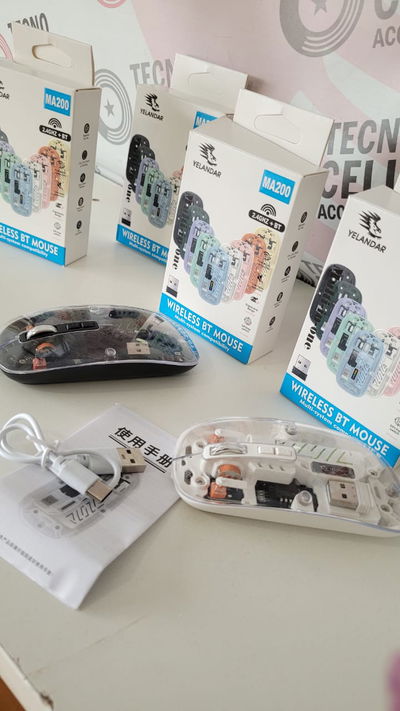 *MOUSE INALAMBRICO TRANSPARENTE💥*  &nbsp;