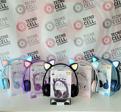 🎧*Auriculares inalámbricos Cat Ear RGB.*😿