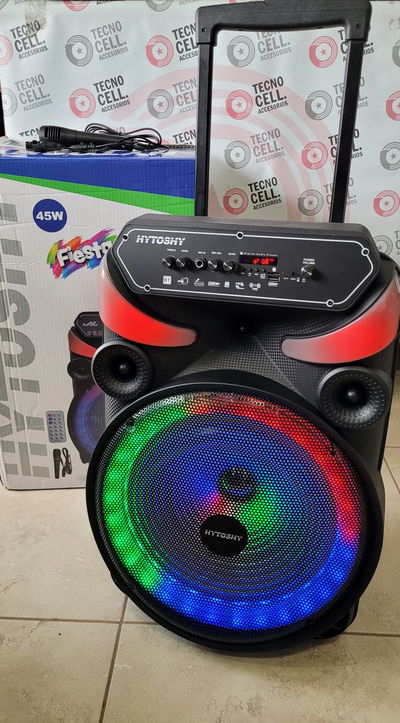 🔊🎉 *PARLANTE POTENCIADO BLUETOOTH 15” – KARAOKE*🎉🔊