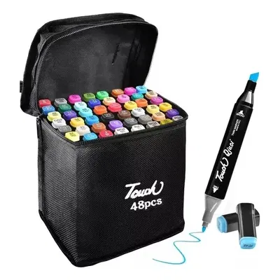 🖍️ Set de marcadores doble punta (48 colores) 