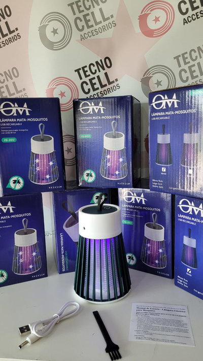 🔮LAMPARA MATA MOSQUITOS LED🦟🚨  