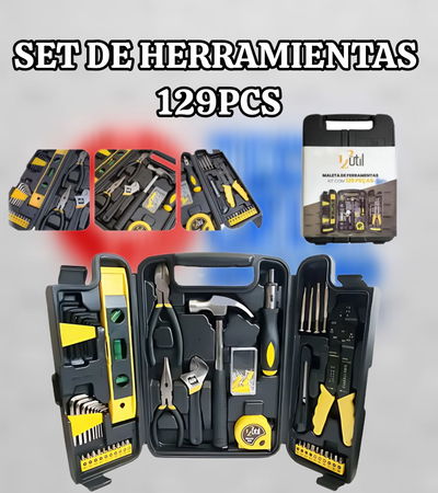 🧰 *Maletín de herramientas completo 128 piezas* ⚒️   