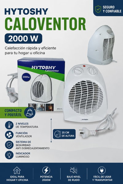 🔥CALOVENTOR HYTOSHY 2000W🔥 🌡️ 