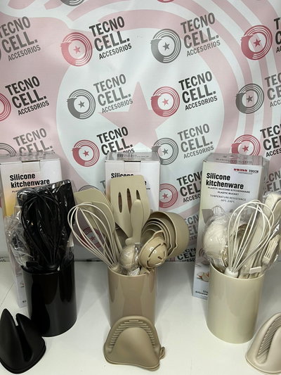 🍴✨ Set de utensilios de cocina de silicona ✨🍴 