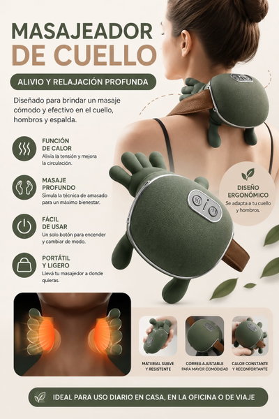 ✨Masajeador de Cuello con Función Calor✨