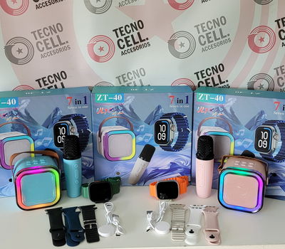 Set de Parlante K12 + 1 Micrófono + Reloj smart