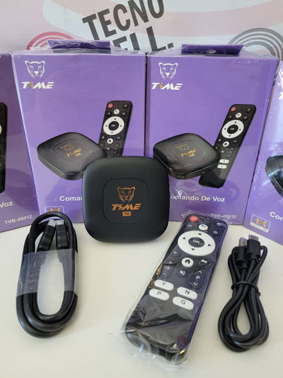TV BOX TIME COMANDO DE VOZ