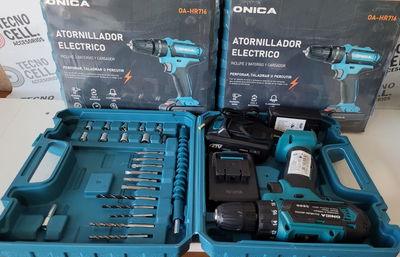 TALADRO RECARGABLE ONICA 2 BATERIAS 1300MAH