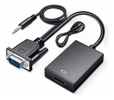 CABLE VGA MACHO A HDMI HEMBRA FULL HD 1080