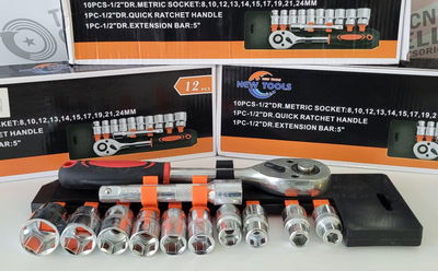 SET DE LLAVE TUBO 12PCS NEW TOOLS 5917