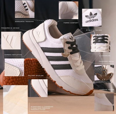 Adidas ADI RUN línea negra 