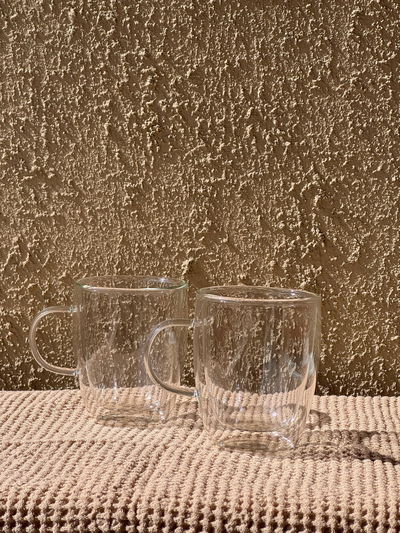 SET X2 TAZAS DOBLE VIDRIO