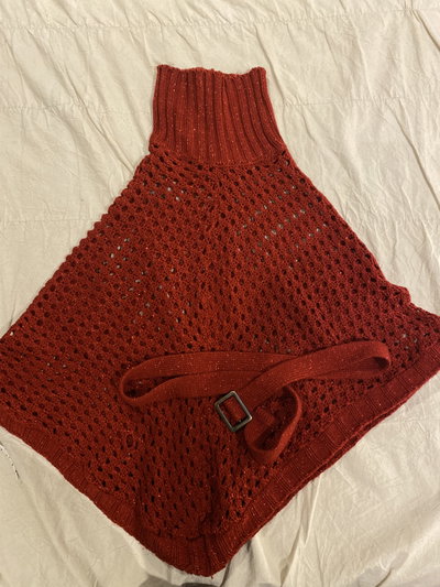 Sweatter rojo cinto cool