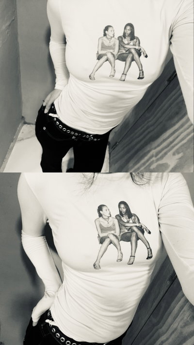 T-shirt kate moss & naomi