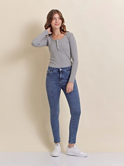 Jean Skinny Azul