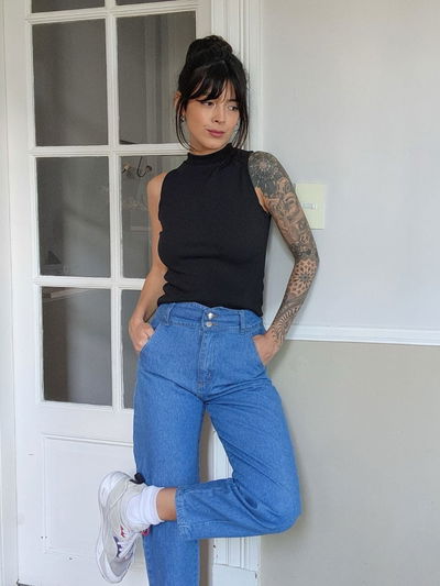 Musculosa Espalda Abierta