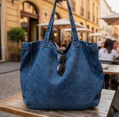 Tote bag Denim Jean Playero Muy Amplio