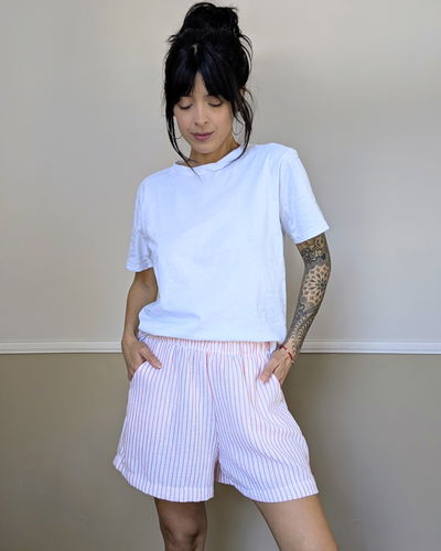 Short de lino elastizado