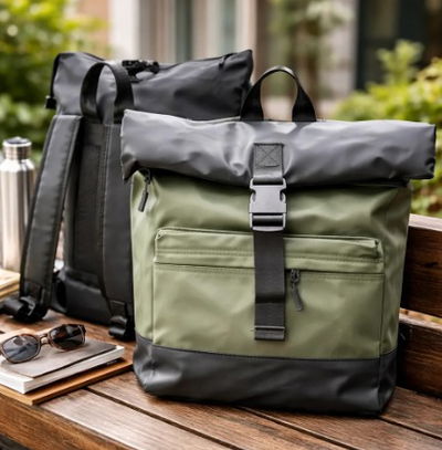 Mochila Enrollable Impermeable Unisex