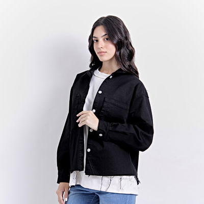 Camisaco Oversize de Gabardina