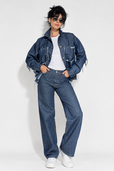 Jean Wide Leg Azul Estático