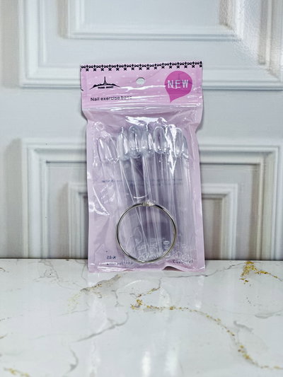 Muestrario transparente almendra 50pcs paris night