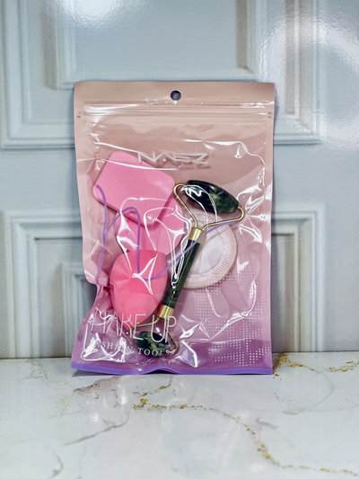 Set de esponja para maquillajes con rodillo naez