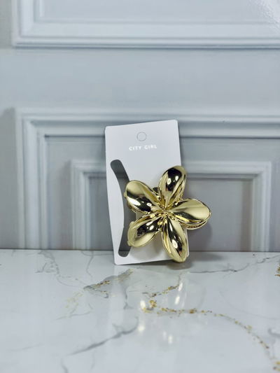 Broche de pelo dorado city girl 