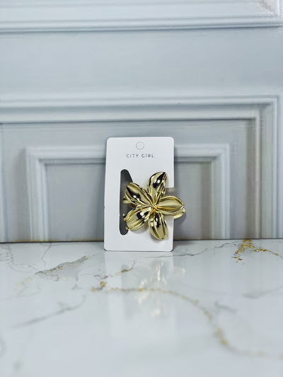 Broche dorado city girl