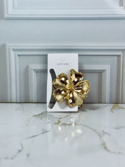 Broche de pelo dorado city girl