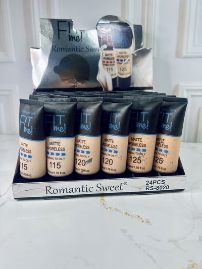 Base líquida matte fit me romantic sweet