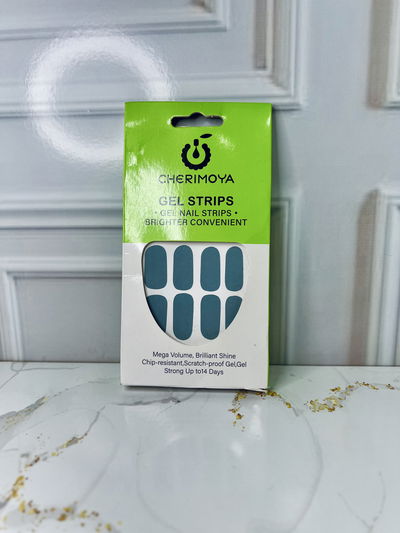 Uñas en gel cherimoya