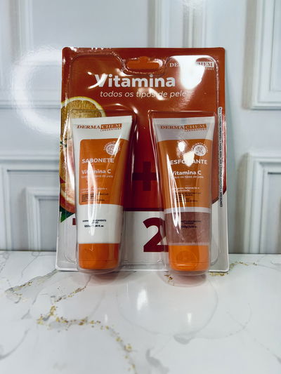 Jabón líquido + exfoliante vitamina c