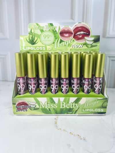 Lip gloss mágico aloe vera miss betty