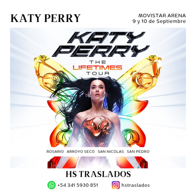 Traslado Katy Perry