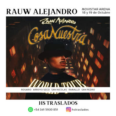 Traslado Rauw Alejandro