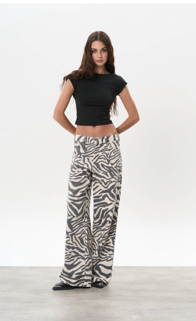 Jeans cebra 