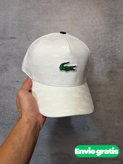Gorra Lacoste Logo White