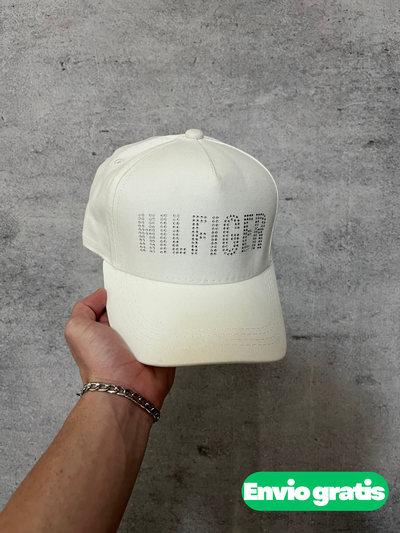 Gorra Hilfiger Strass White