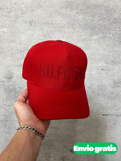 Gorra Hilfiger Strass Red
