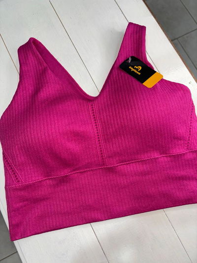 Crop top CAPICUA con tazas desmontables - talle M
