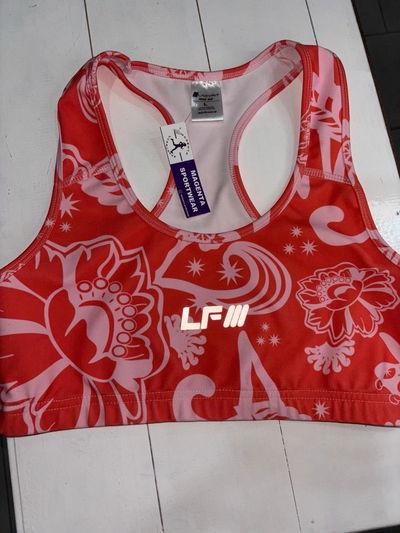 Top LADYFIT espalda deportiva - sublimado - talle L/XL