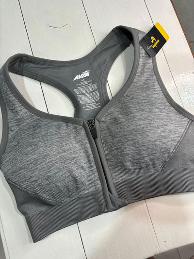 Top CAPICULA gris jaspeado -talle M