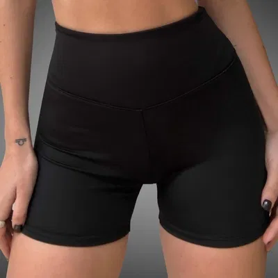 Short negro clásico tiro alto SIN LEVANTA COLA